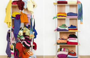 Well-organized closet